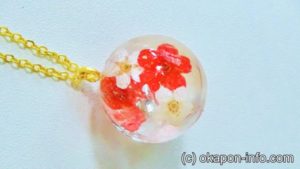 レジンでネックレスの作り方手順6