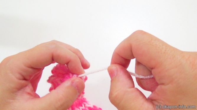 牛乳パック編み物作り方手順４