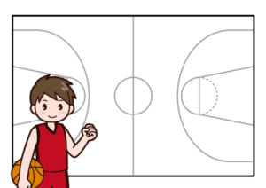 バスケットボールコートのサイズとラインの意味 図解だから超わかる 子供と一緒に楽しく遊べる手作りおもちゃ